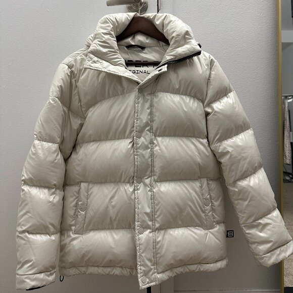 Aritzia Superpuff Original Hi-Gloss in Birch - Picture 1 of 5